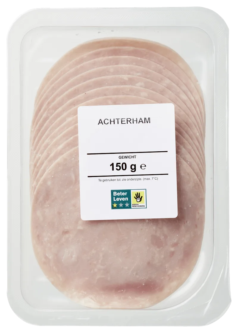 Neutraal Achterham BLK