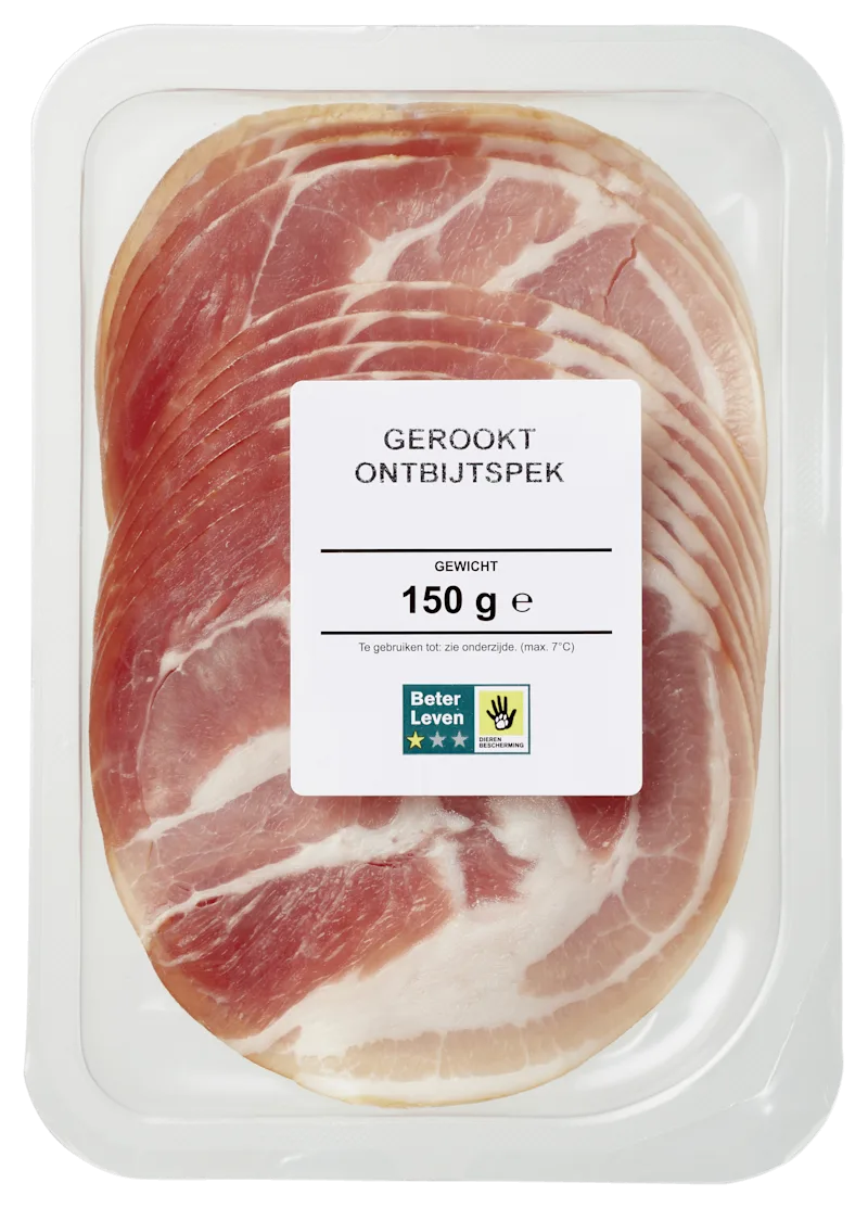 Neutraal Gerookt ontbijtspek BLK