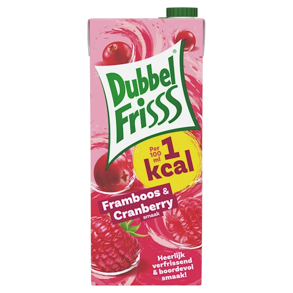 Dubbelfrisss 1kcal Framboos & cranberry