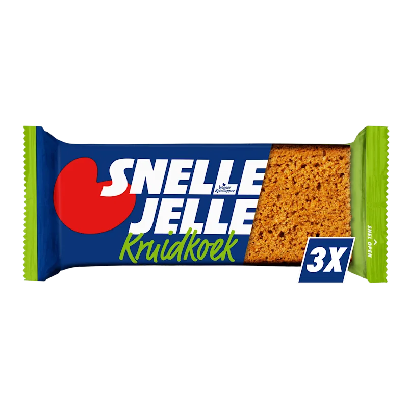 Snelle Jelle Kruidkoek naturel 3 pk