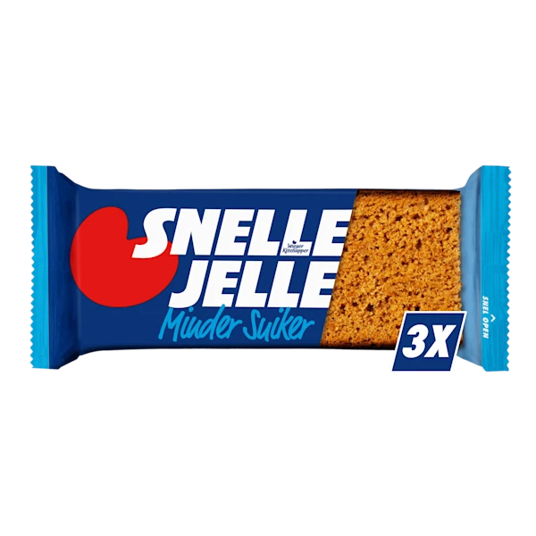 Snelle Jelle Kruidkoek minder suiker 3pk