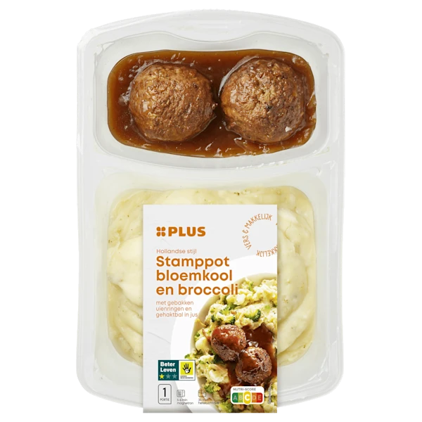 PLUS Stamppot bloemk brocc gehakt