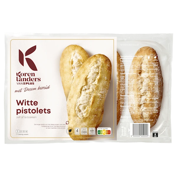 PLUS Korenlanders Witte pistolets