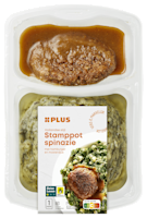 PLUS Spinazie stamppot hamburger