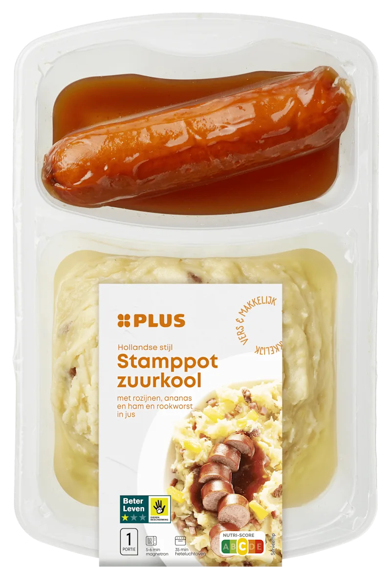 PLUS Zomerzuurkoolstamppot