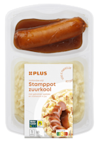 PLUS Stamppot zuurkool rookworst