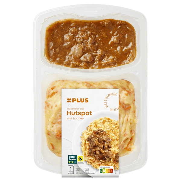 PLUS Stamppot hutspot hachee
