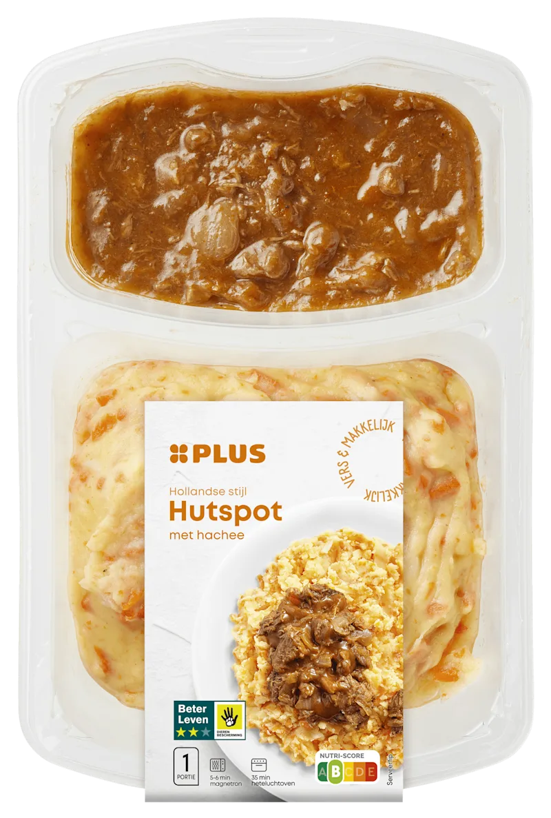 PLUS Stamppot hutspot hachee