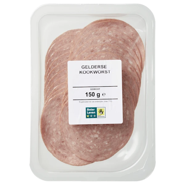 Neutraal Gelderse kookworst BLK