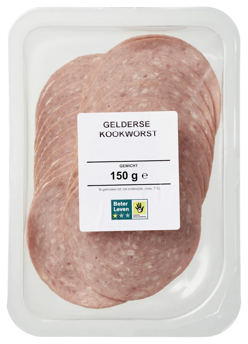 Neutraal Gelderse kookworst BLK