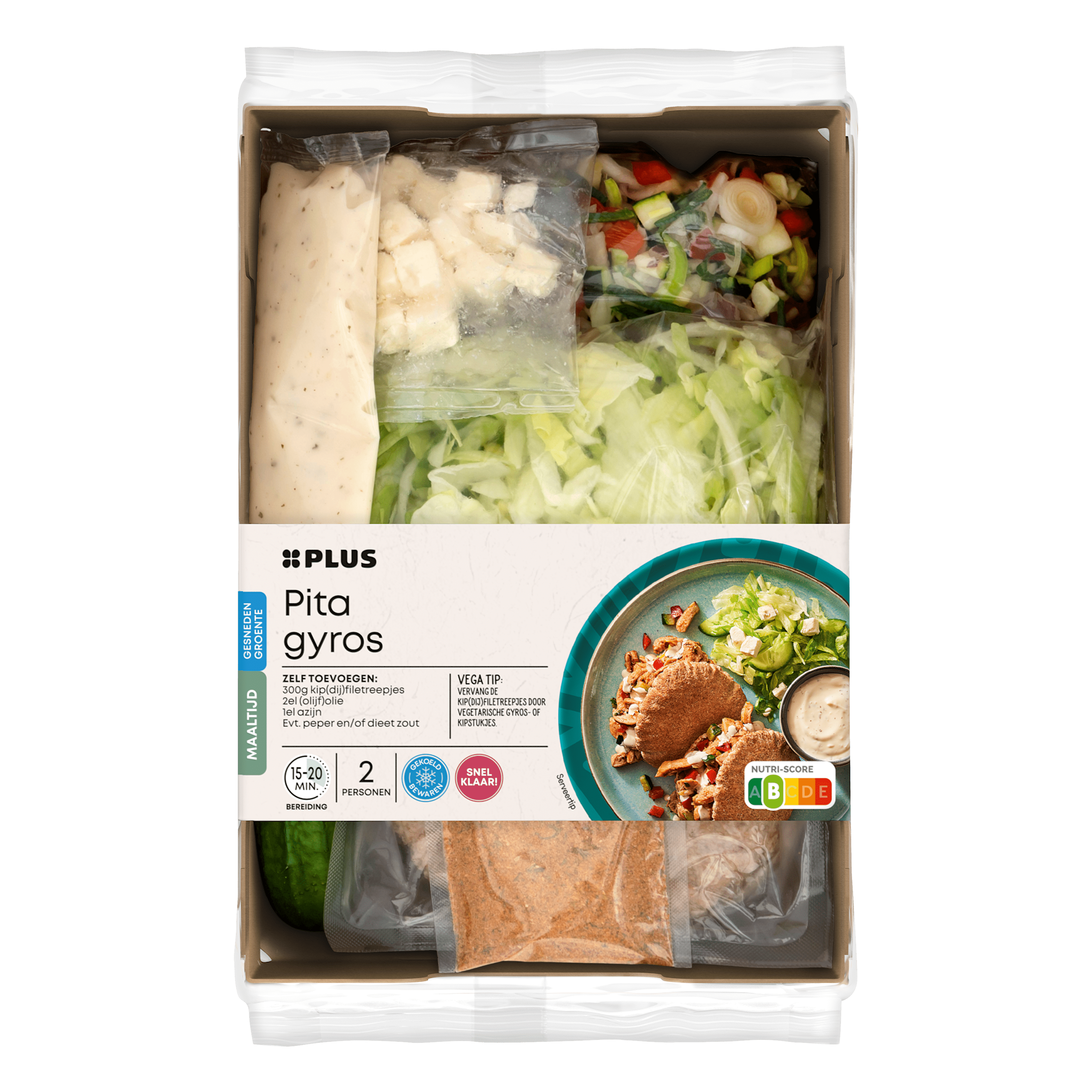 PLUS Gesneden verspakket Pita Gyros