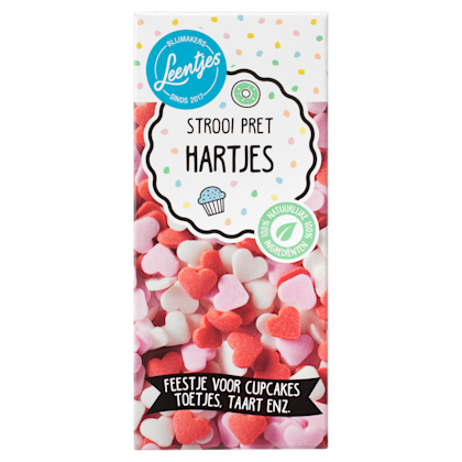 Leentjes Strooipret hartjes mix