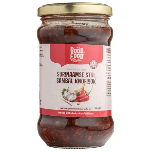 The GoodFood Stories Surinaamse sambal knoflook