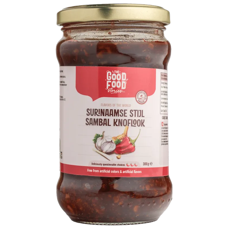 The GoodFood Stories Surinaamse sambal knoflook