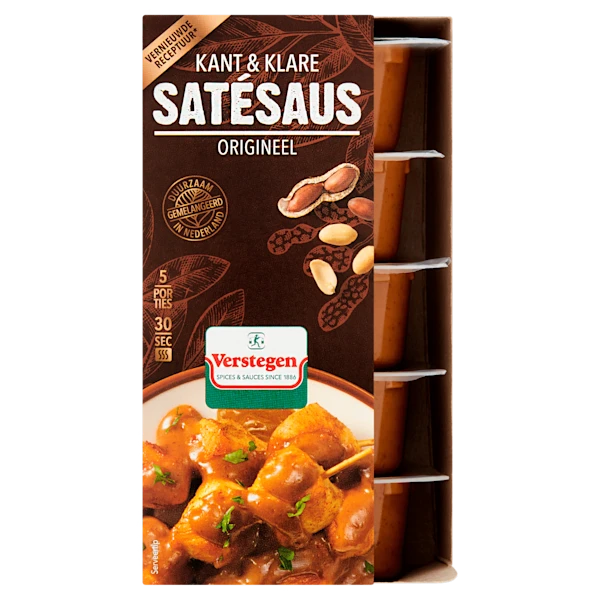 Verstegen Satésaus kant & klaar 5-pack