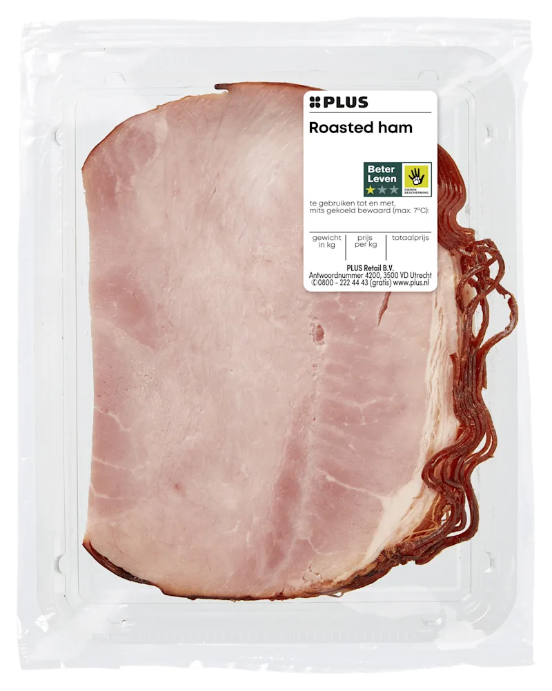 PLUS Roasted ham