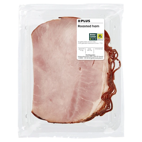 PLUS Roasted ham