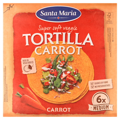 Wortel Tortilla Wrap Medium