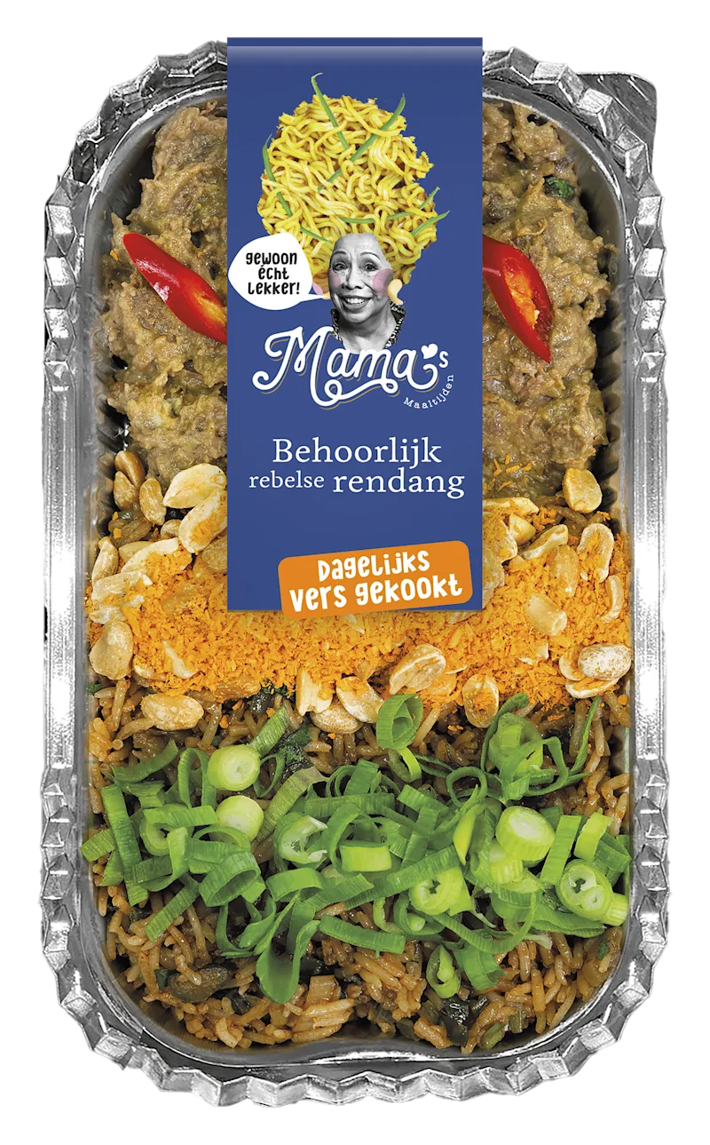 Mama's Maaltijden Indische rendang nasi