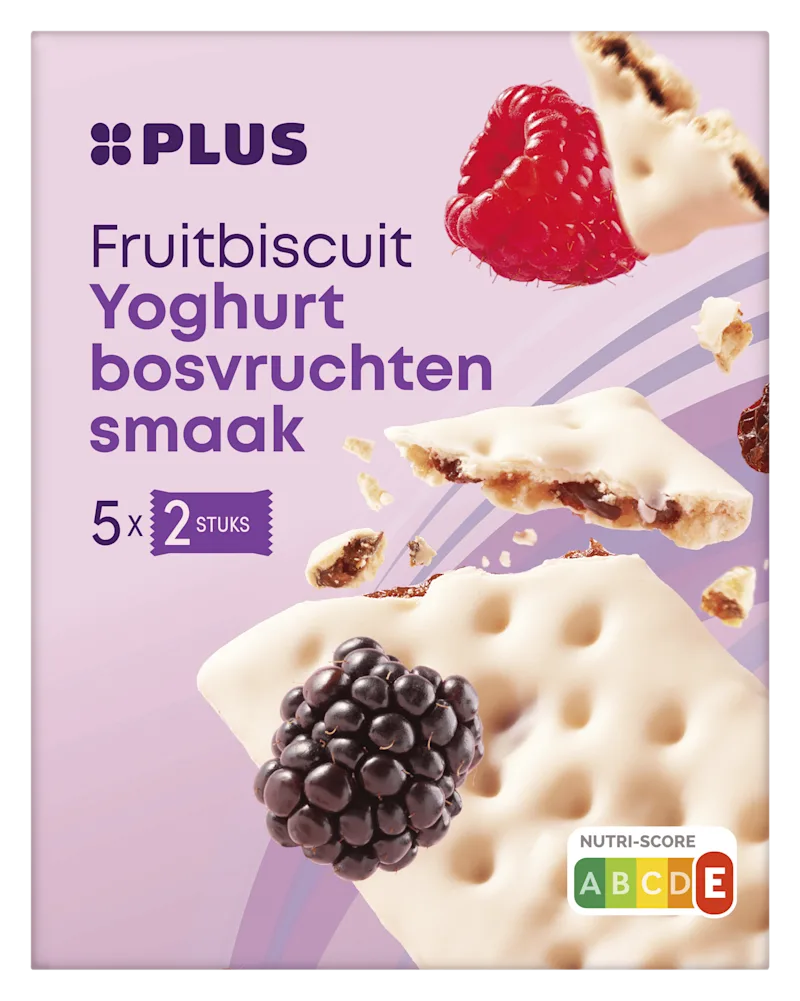 PLUS Fruitbiscuit yoghurt bosvruchten
