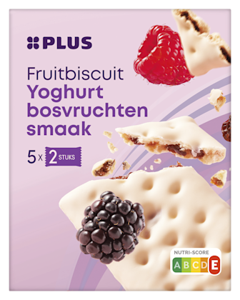Fruitbiscuit yoghurt bosvruchten