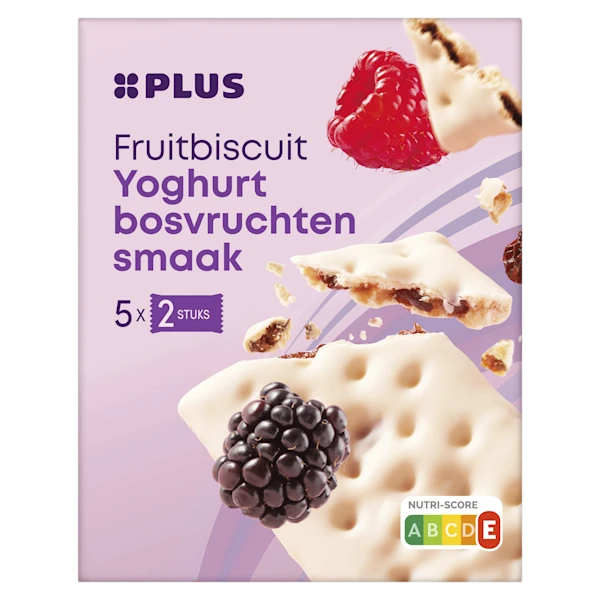 PLUS Fruitbiscuit yoghurt bosvruchten