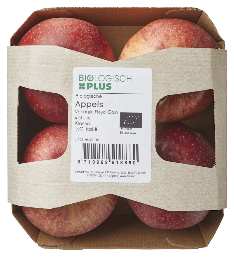 Biologisch PLUS Handappels Royal Gala biologisch