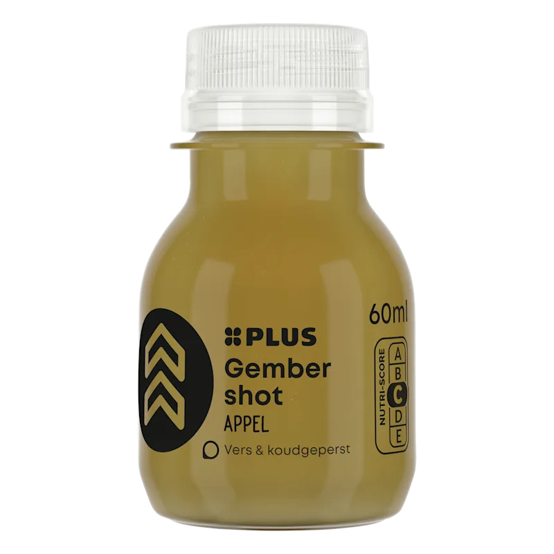 PLUS Vers shot gember appel