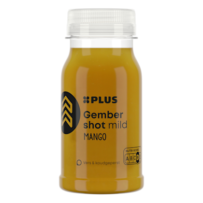 PLUS Vers shot gember mango (mild)