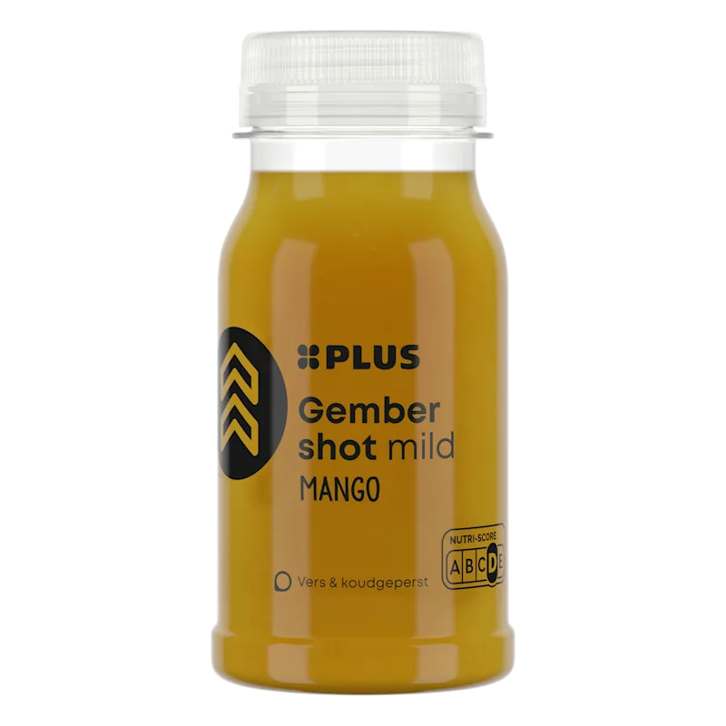 PLUS Vers shot gember mango (mild)