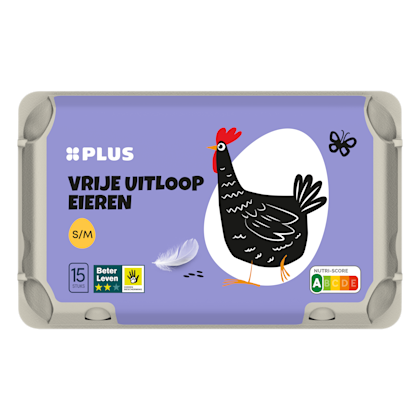 Vrije uitloop eieren M
