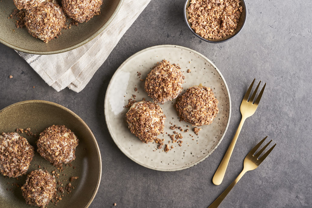 IJstruffels met chocolade en speculaas