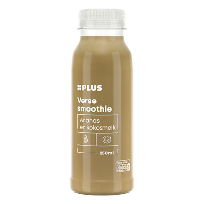 Verse smoothie ananas kokos