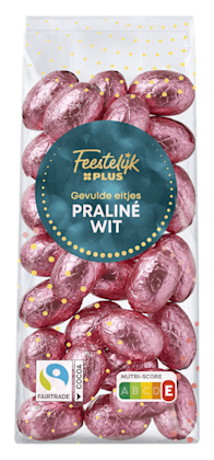 Paaseitjes wit praliné