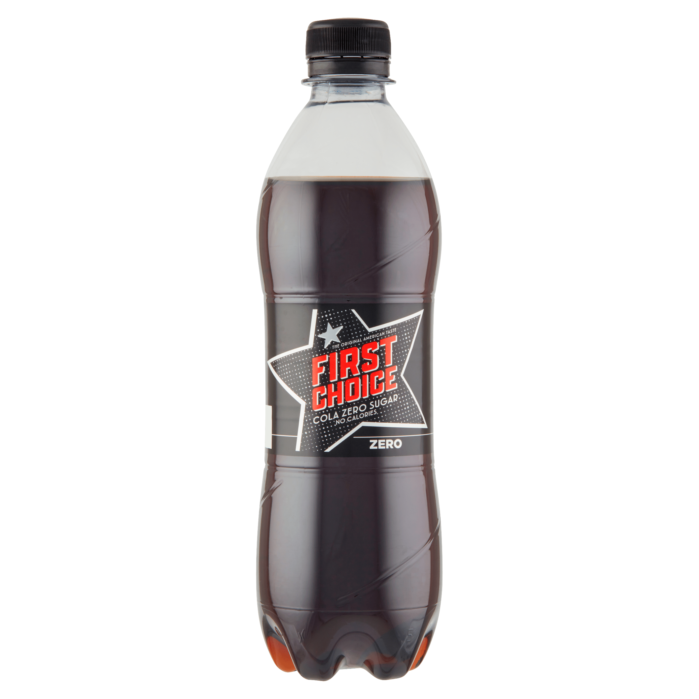 First Choice Cola zero sugar Per Fles 500 ml - PLUS