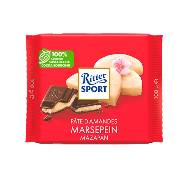 Ritter Sport Chocoladereep Marsepein