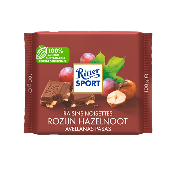 Ritter Sport Rozijn hazelnoot