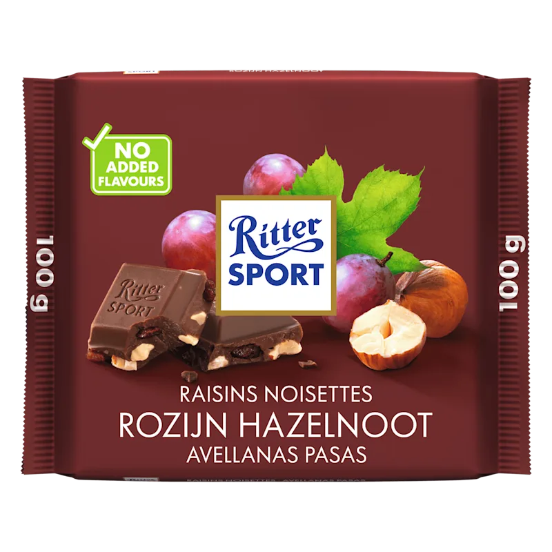 Ritter Sport Rozijn Hazelnoot 100 g