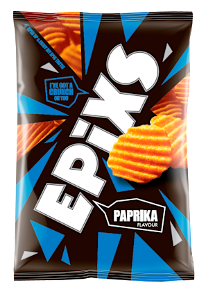 Ribbelchips paprika