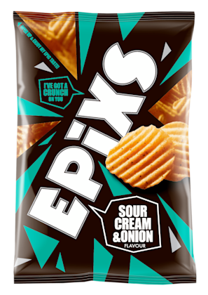 Ribbelchips sour cream & onion