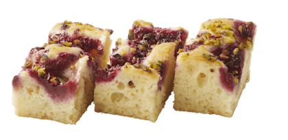 Framboos pistache cake