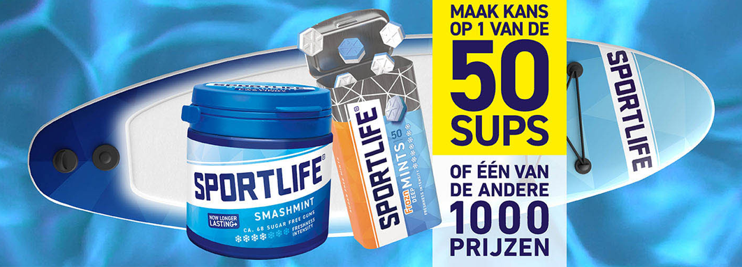 Product van Sportlife met kans op prijzen