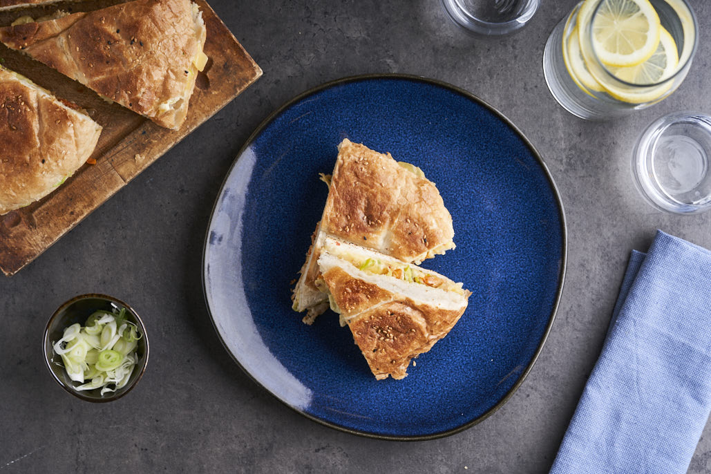 Pittige kimchitosti’s met belegen kaas