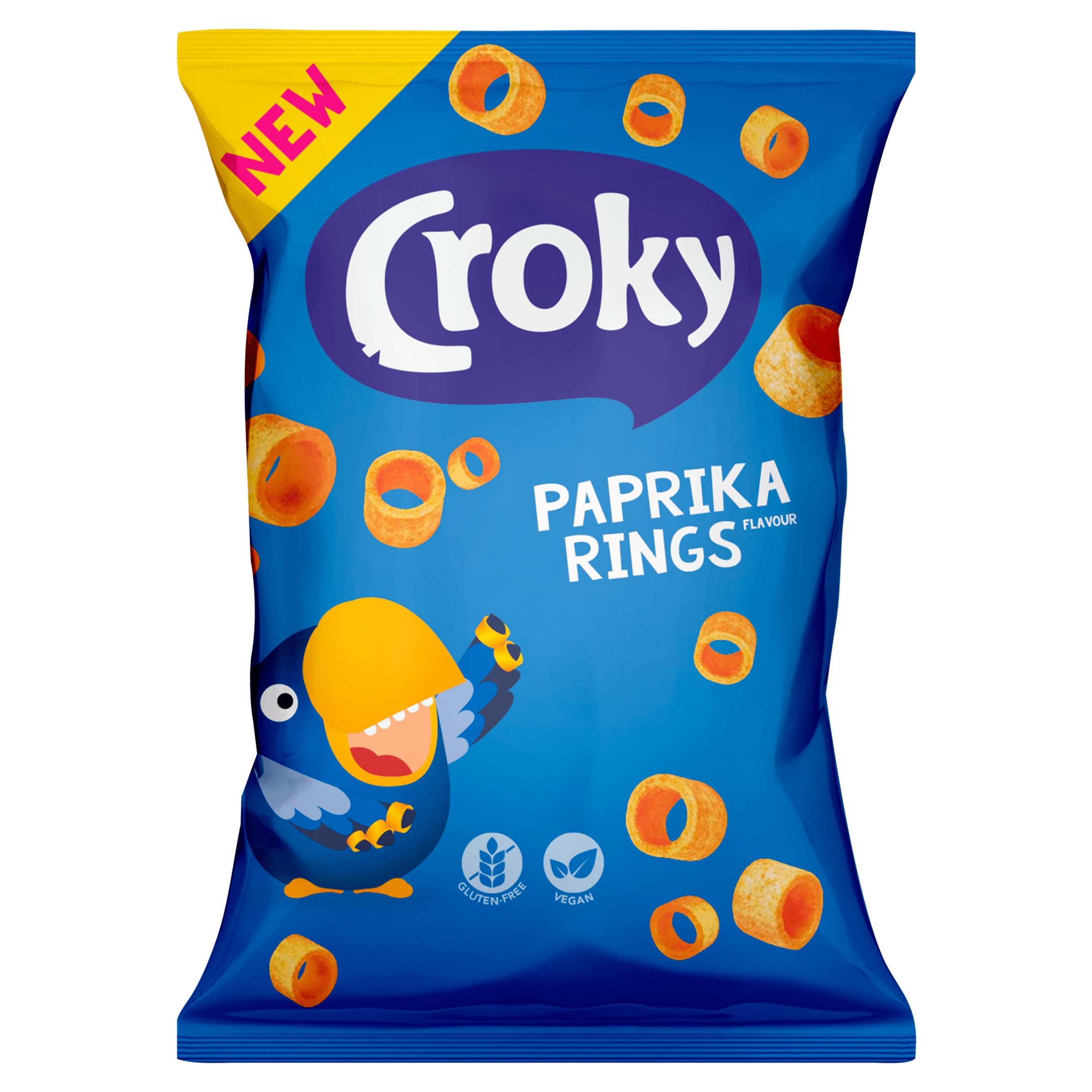 Croky Rings Paprika Per Zak 75 g