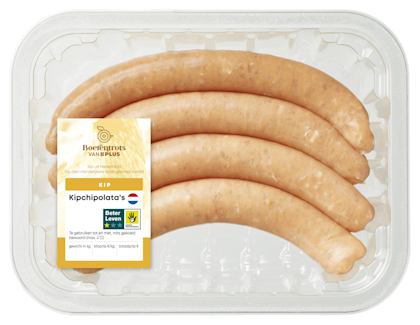 PLUS Boerentrots Kip chipolata's