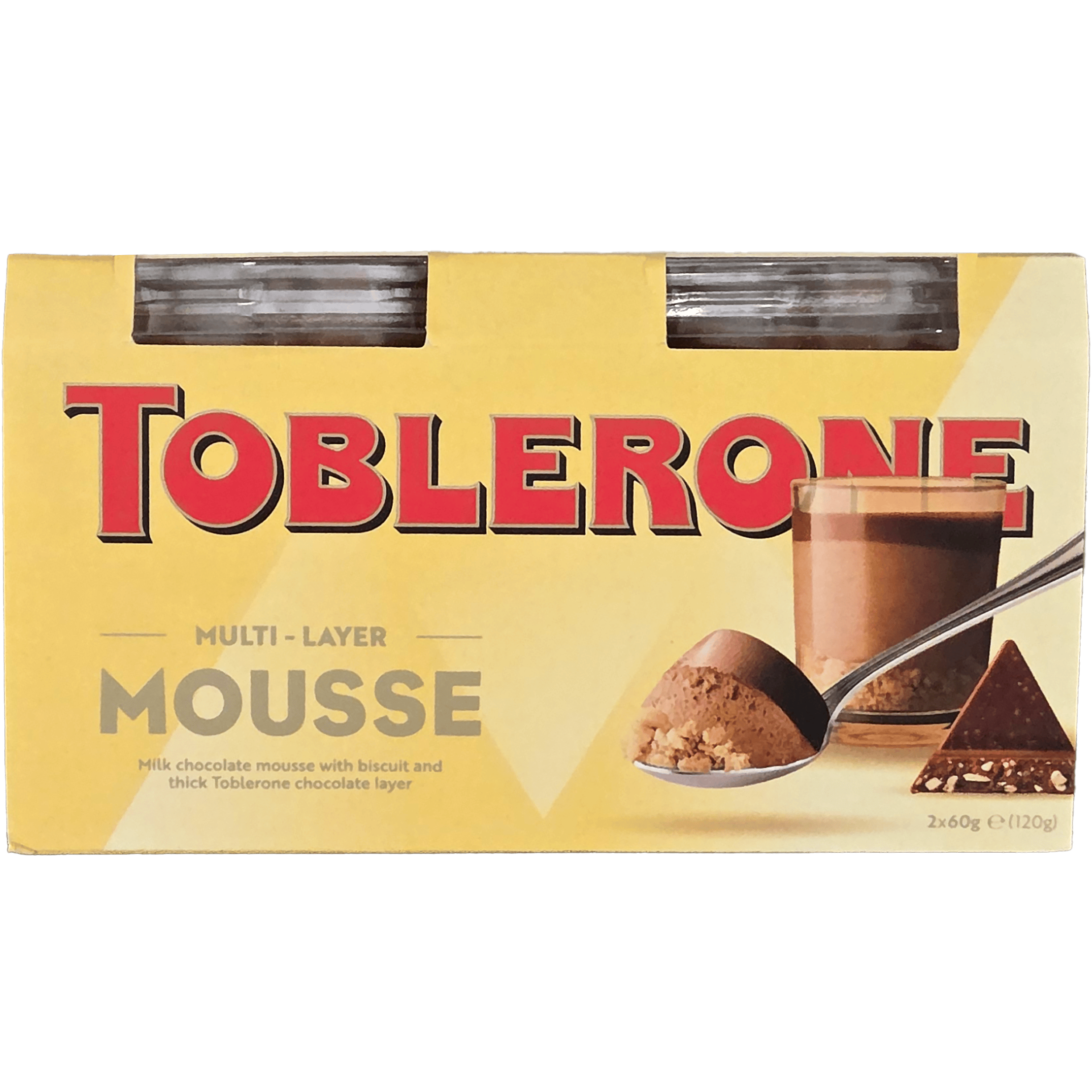 Mondelez Toblerone chocolade mousse 2x60g