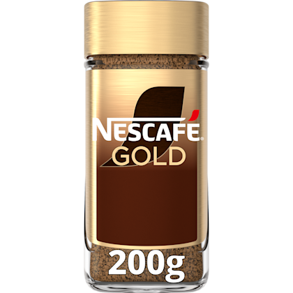 Gold oploskoffie pot