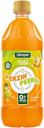 Limonadesiroop kids perzik peerrr