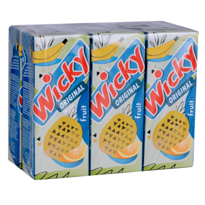 Wicky Original fruit 6-pack