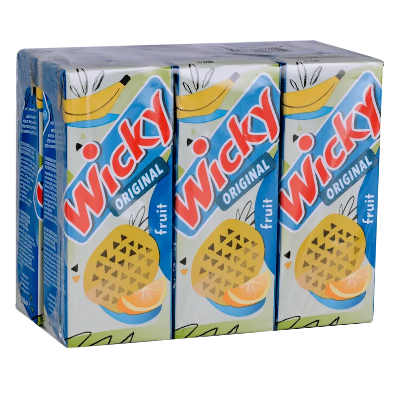 Wicky Original fruit 6-pack
